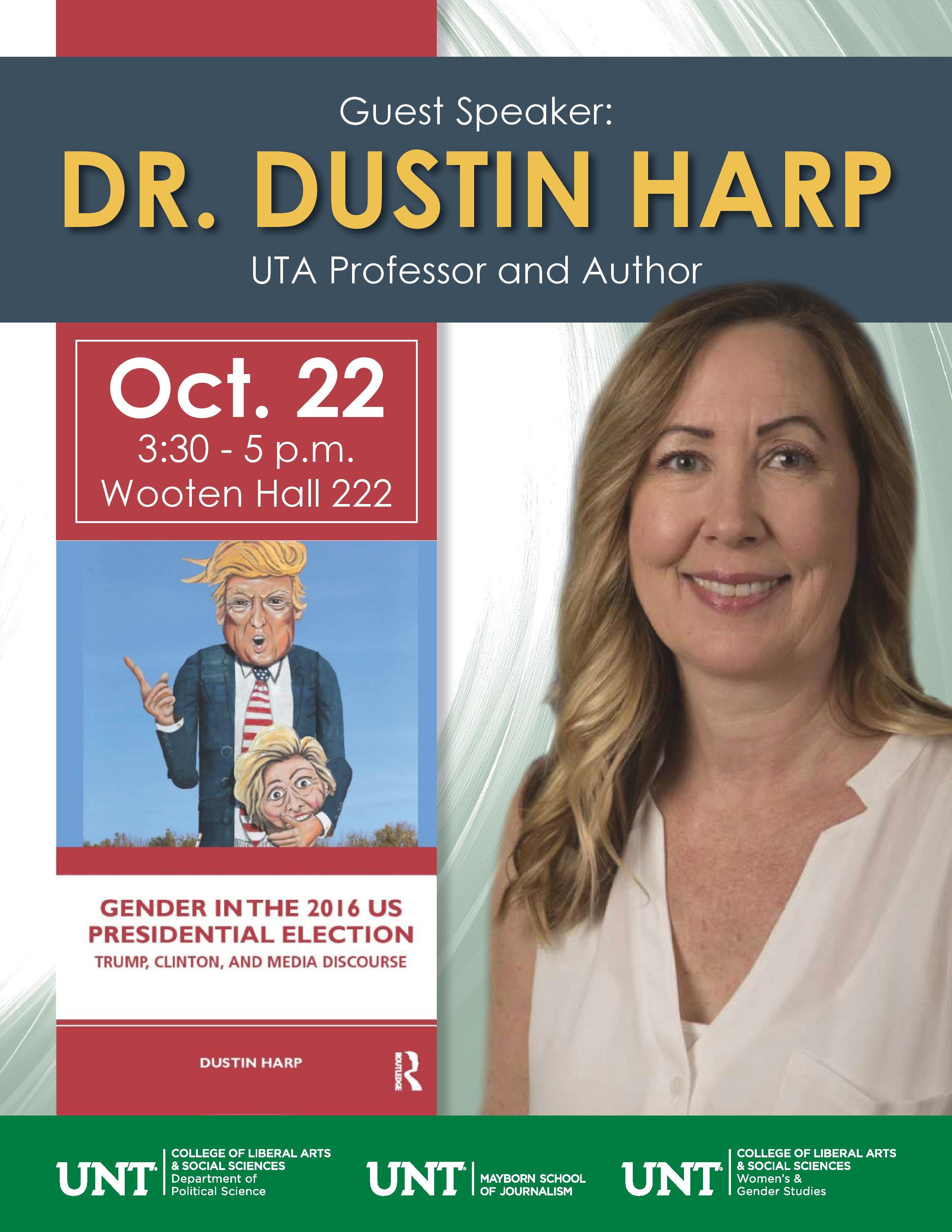 Dr Dustin Harp Uta Professor And Author Presents Gender In The 2016 Us Presidential
